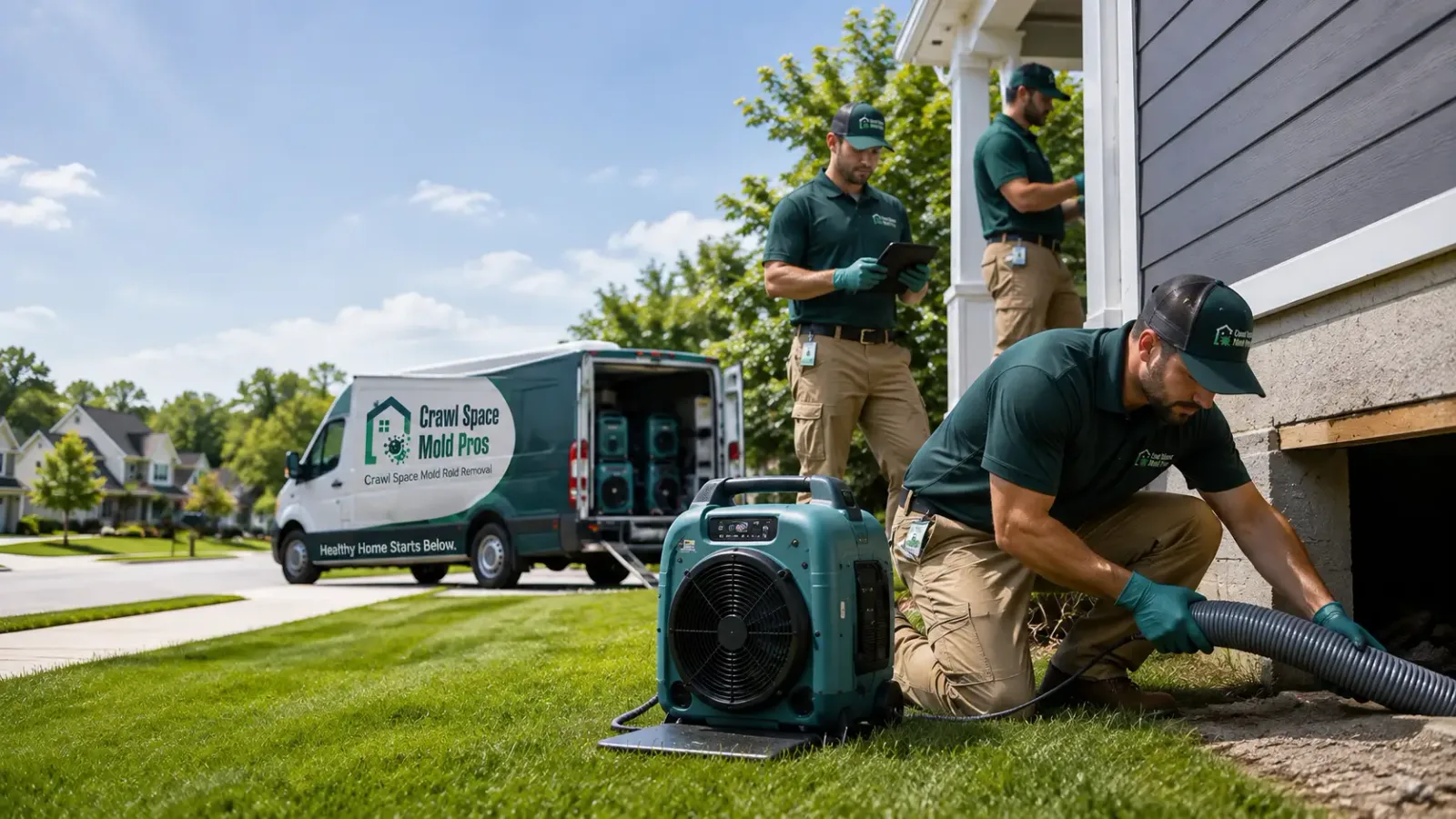 Crawl Space Mold Removal in Dimondale, MI